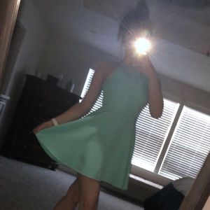 teal dress
